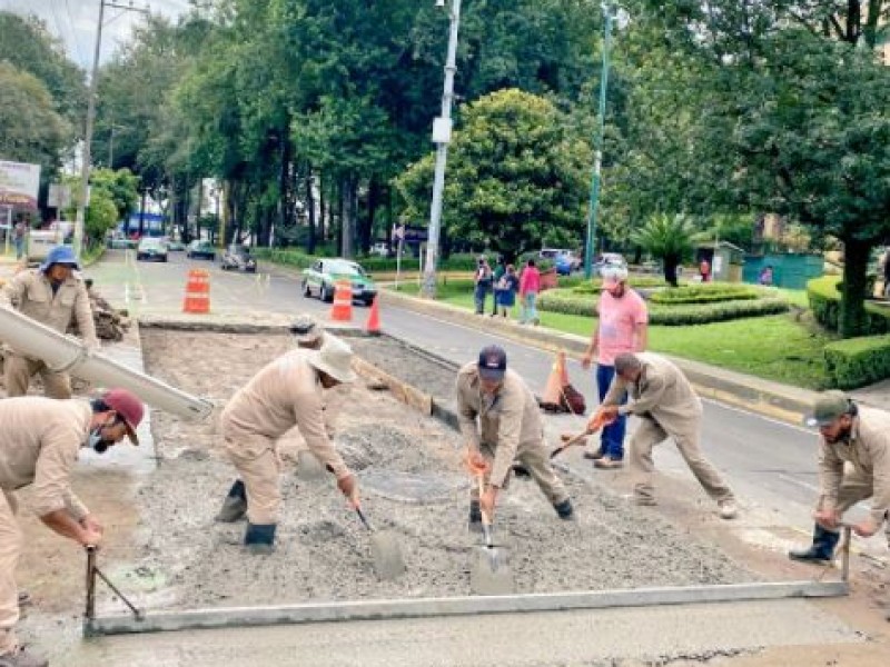 Culmina CMAS reparación de socavón en Ruiz Cortines