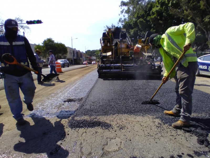 Culmina rehabilitación del carril izquierdo en avenida Insurgentes