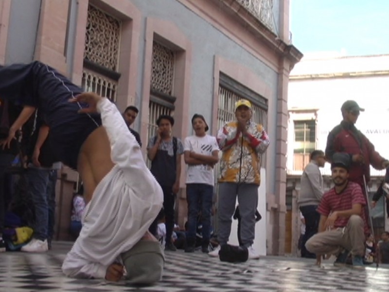 Cultura hip-hop en la Plazuela de la Caja