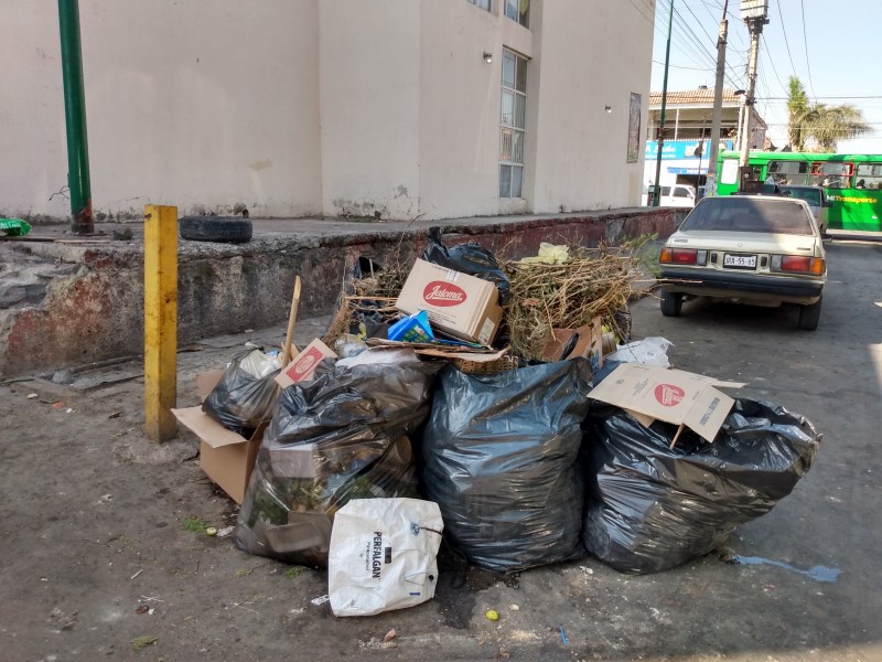 Cúmulos de basura en colonias de Tonalá