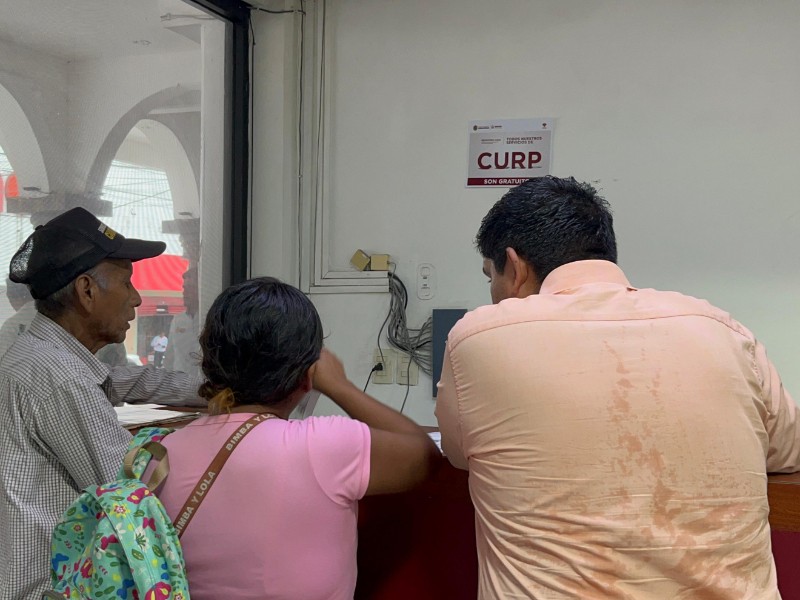 CURP biométrica aún no disponible en Tuxpan