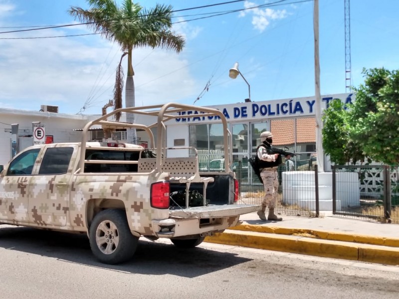 Custodia SEMAR Seguridad Pùblica de Empalme