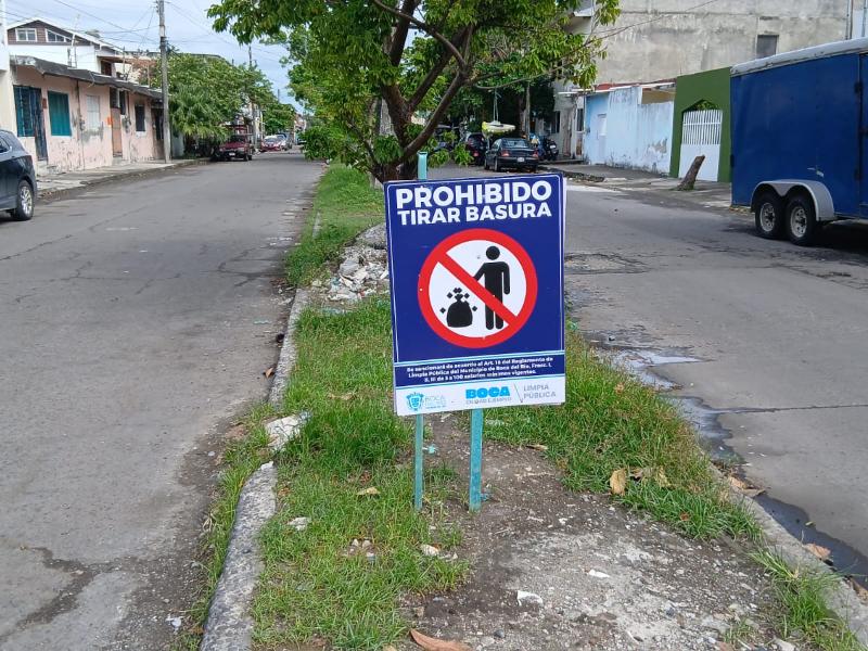 Cárcel y multas para quienes tiren basura en Boca del Río