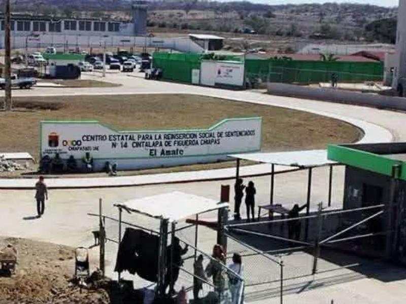 Cárceles de Chiapas con sobrepoblación superior al 40%