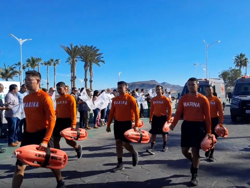 Dan banderazo a operativos de seguridad por Semana Santa