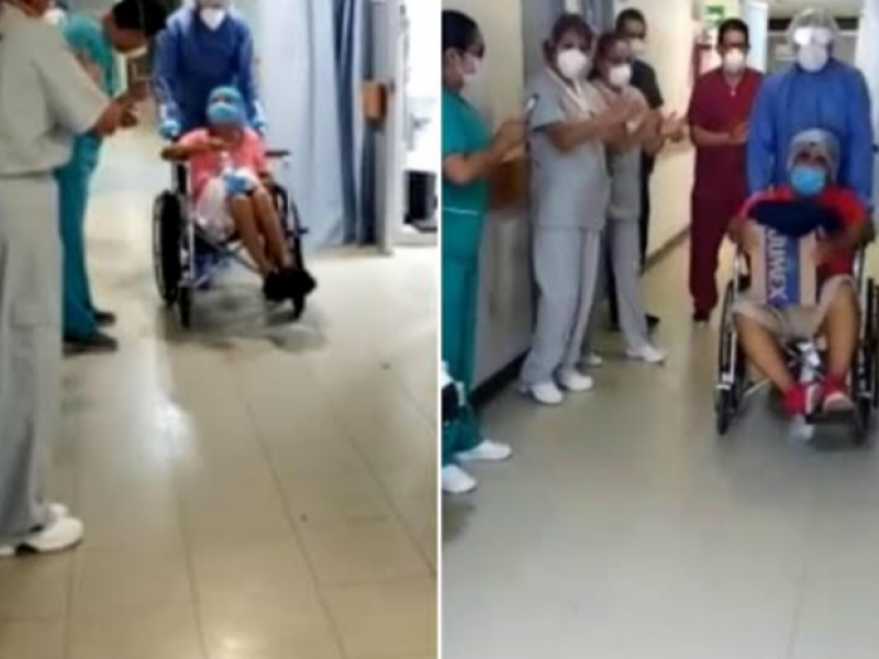 Dan de alta a 55 pacientes recuperados de covid-19