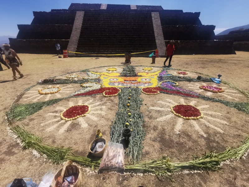 Dan la bienvenida al Fuego Nuevo en Tenango del Valle