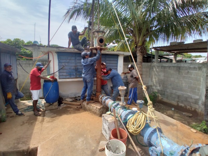 Dan solución a problemática de agua potable en Tehuantepec