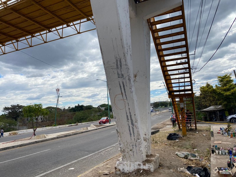 Dañada estructura de puente donde se registró accidente de migrantes
