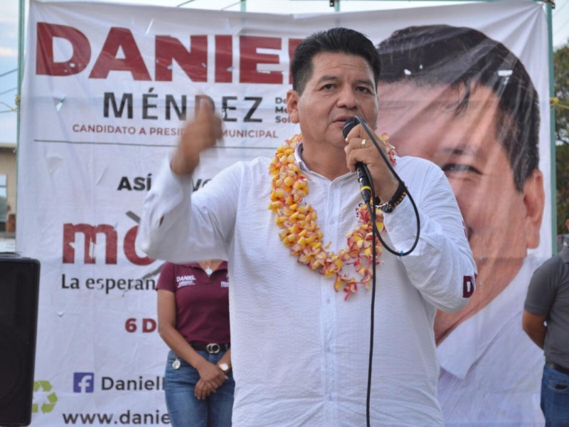 Daniel Méndez; virtual ganador de las elecciones en Salina Cruz