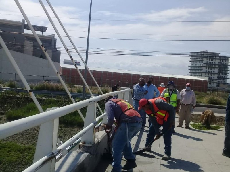 Daños en puente de Angelópolis no fueron por sismo