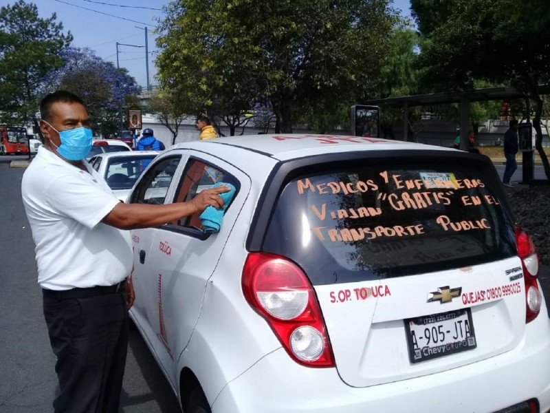 Darán transporte gratuito a personal médico de Edomex