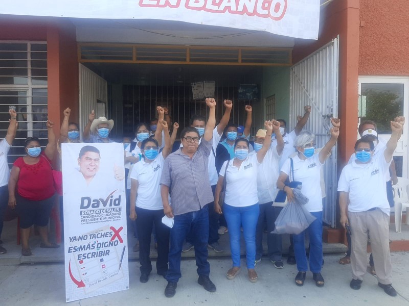 David Rosado inicia campaña rumbo a la presidencia de Tehuantepec