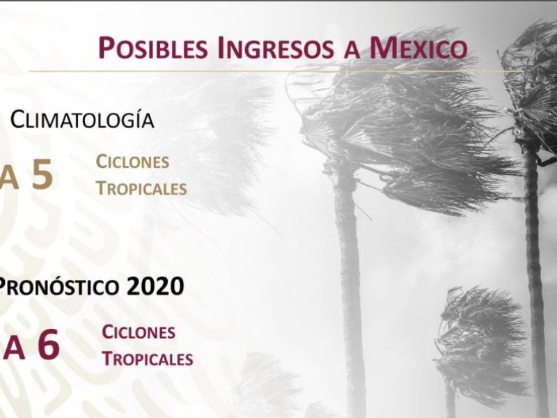 De 1 a 2 tormentas tropicales más en México