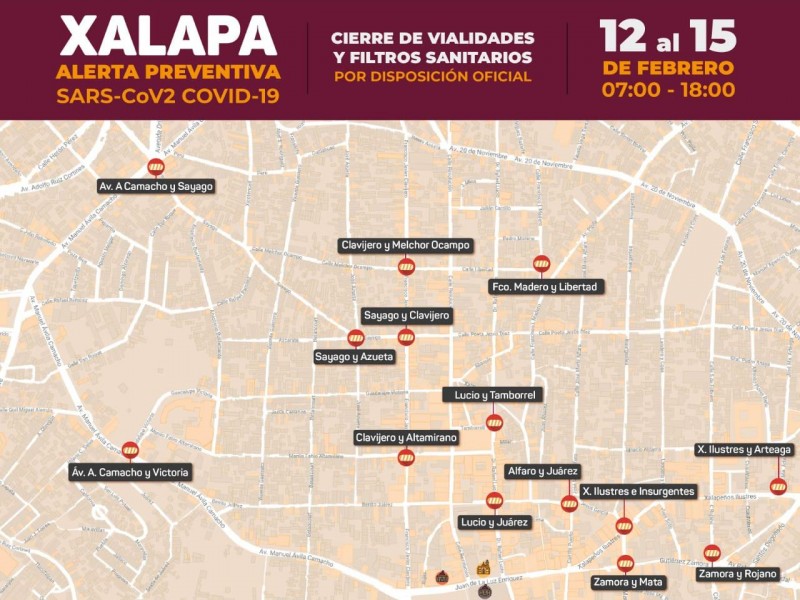 De este viernes 12 al lunes 15 se aplicarán restricciones