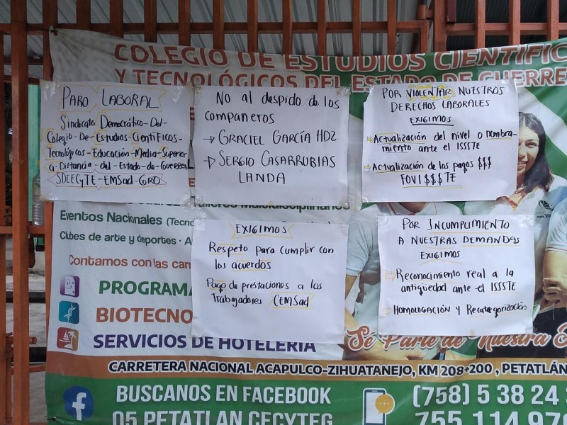 De nueva cuenta, para labores CECYTEG de Petatlán