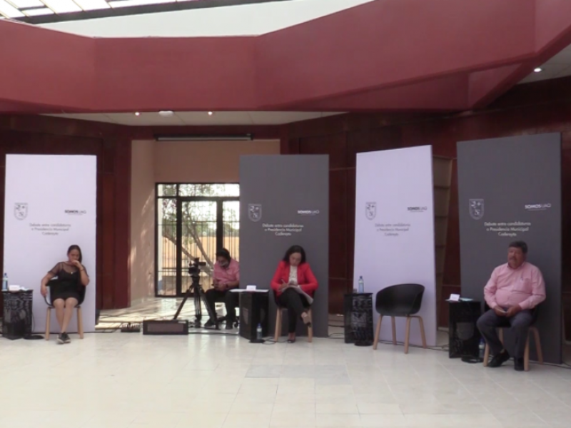 Debate candidatos de a la Presidencia Municipal de Cadereyta