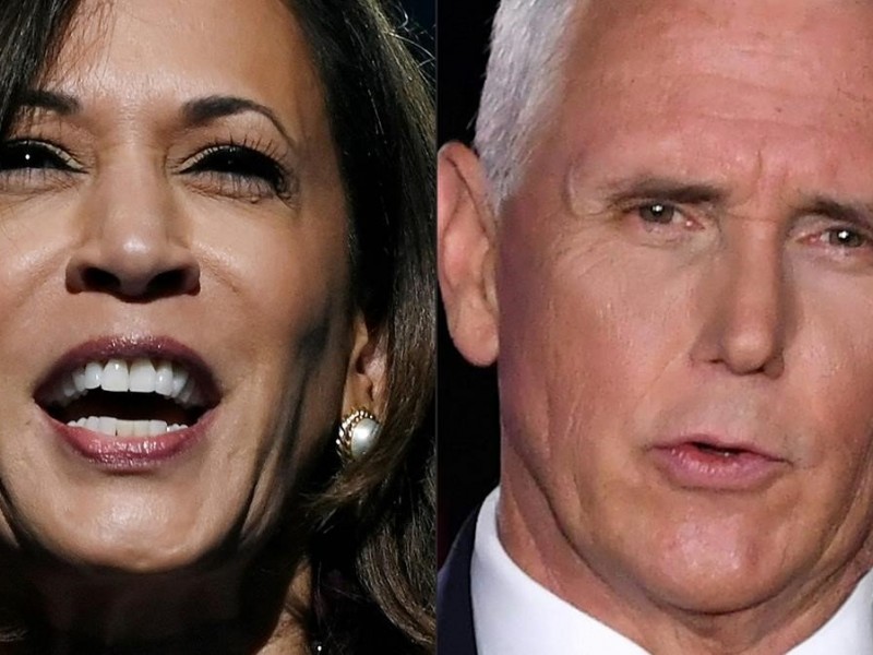 Debate vicepresidencial entre Kamala Harris y Mike Pence en EU