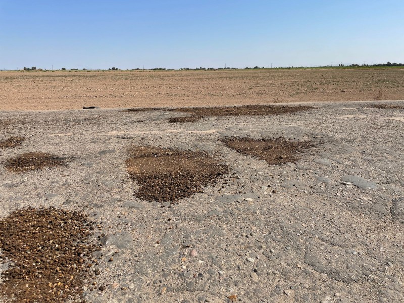 Decadente el estado de las carreteras del valle en SLRC