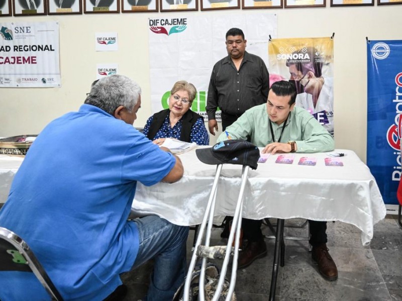 Decenas de personas con discapacidad buscan empleo en Cajeme