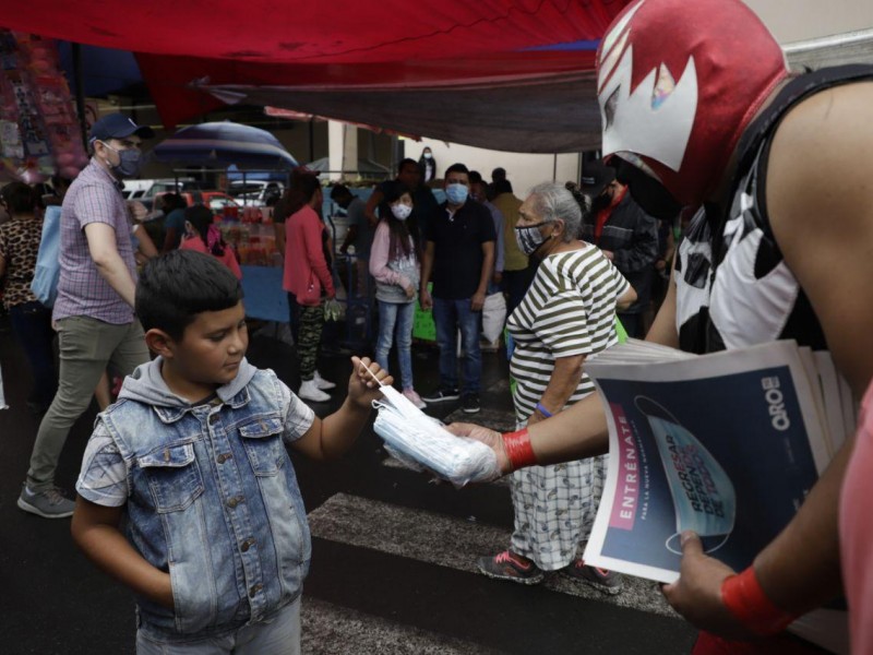 Décima jornada de entrega de cubrebocas