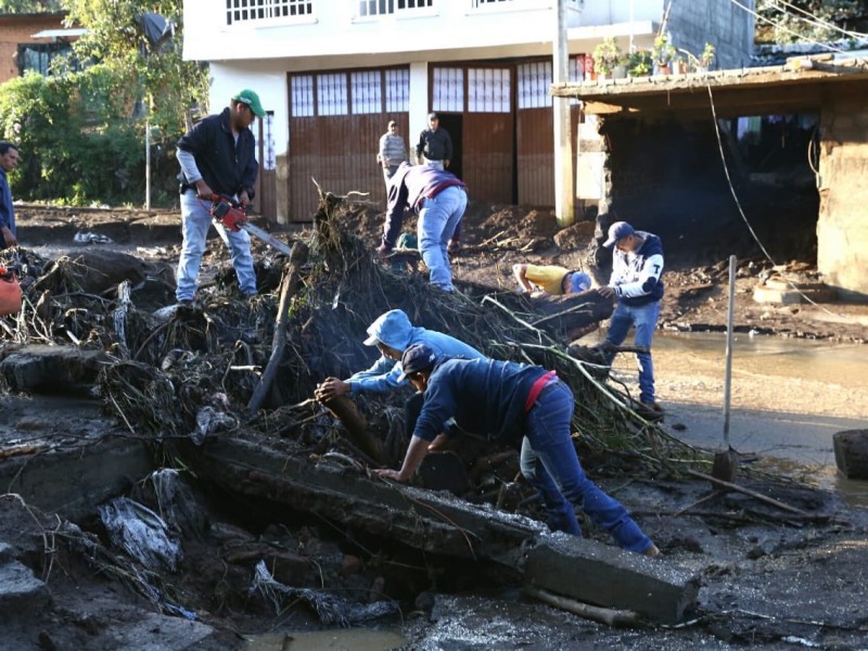 Declara Segob emergencia en Peribán tras fuertes lluvias