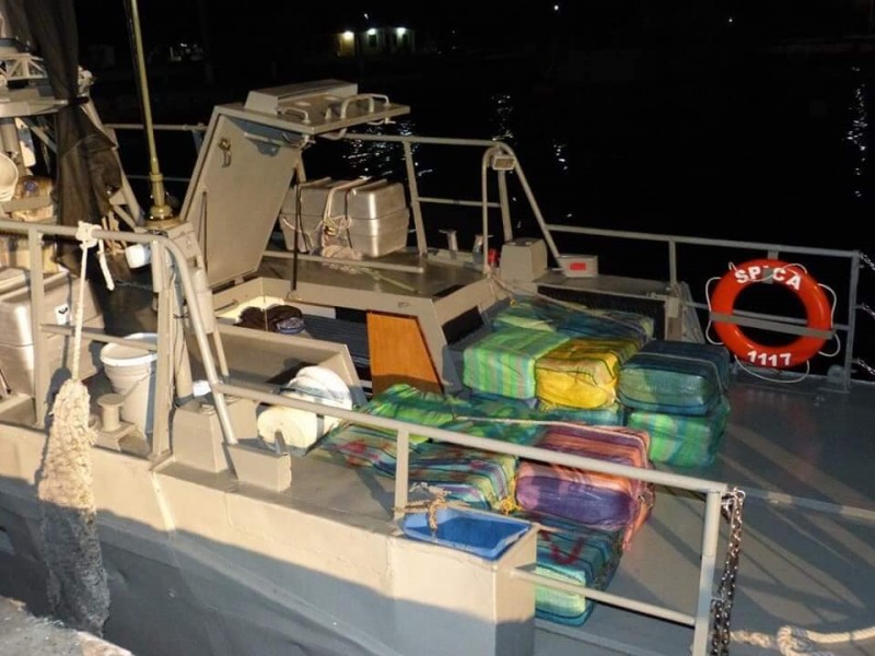 Decomisa Marina, 200 kgs de cocaina en Chiapas