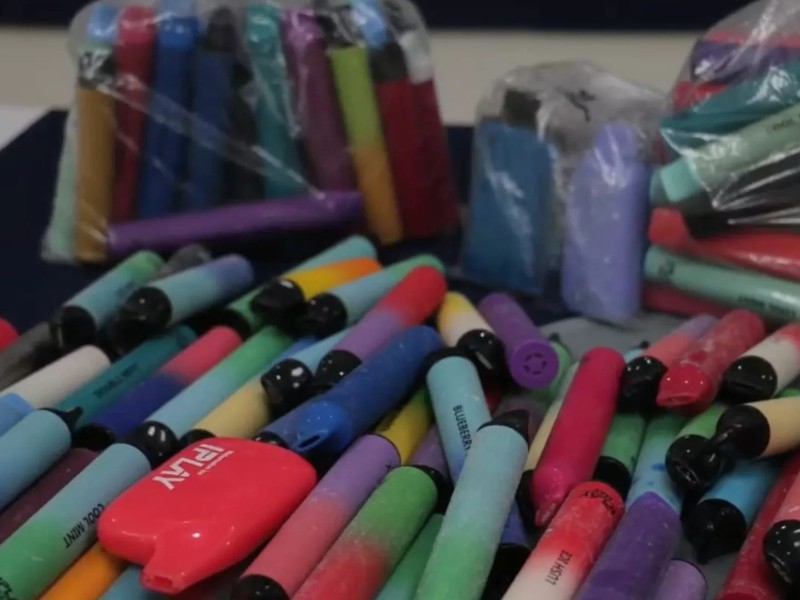Decomisan 385 vapeadores en 20 escuelas de Cajeme este año