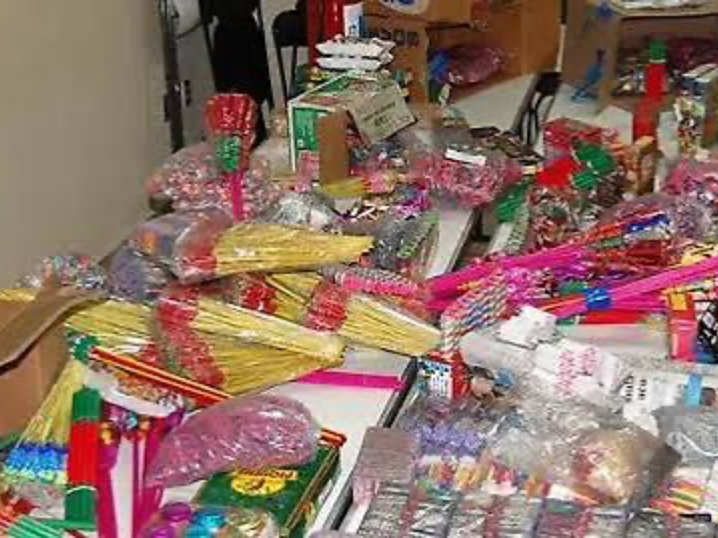 Decomisan autoridades 350kg de pirotecnia previo a fiestas patrias
