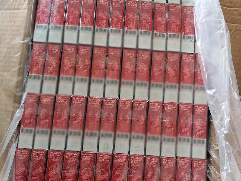 Decomisan casi 10 millones de cigarros ilegales en aduana de Lázaro Cárdenas