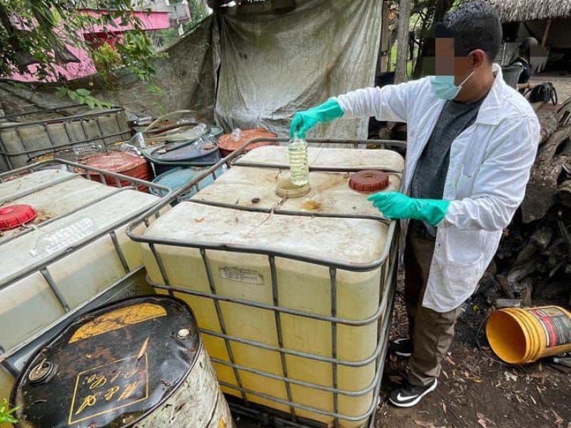 Decomisan cerca de 9 mil litros de hidrocarburos en Reforma