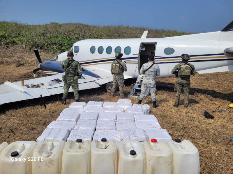 Decomisan cocaína en Acapetahua, viajaba en aeronave