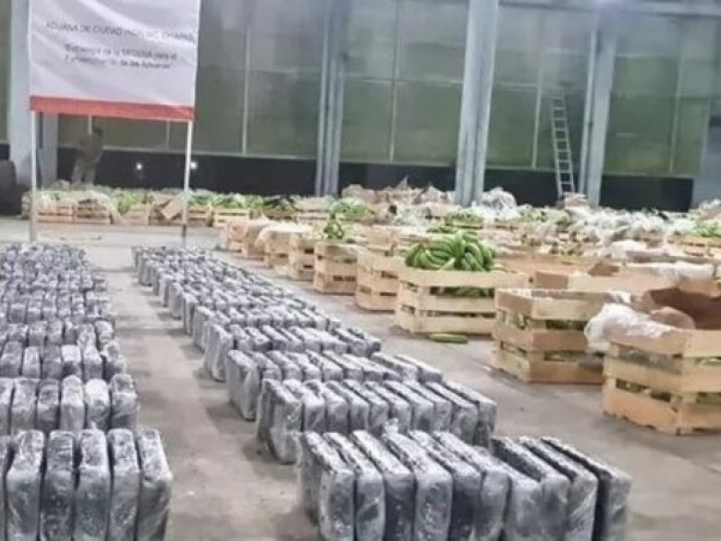 Decomisan en Chiapas cerca de 300 kgs de droga