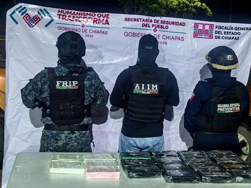 Decomisan en operativo cocaína en Tapachula