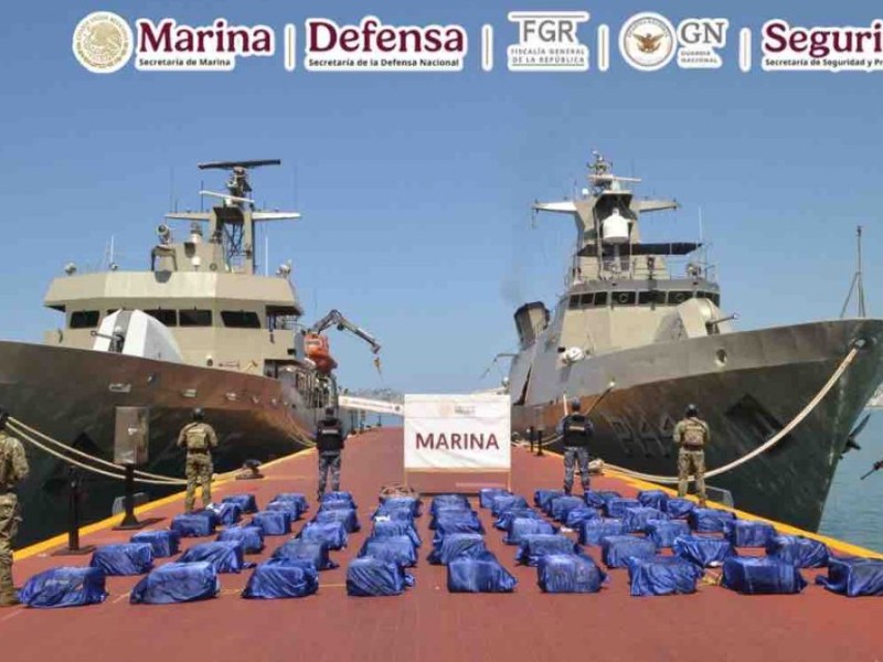 Decomisan más de tonelada y media de cocaína en Acapulco