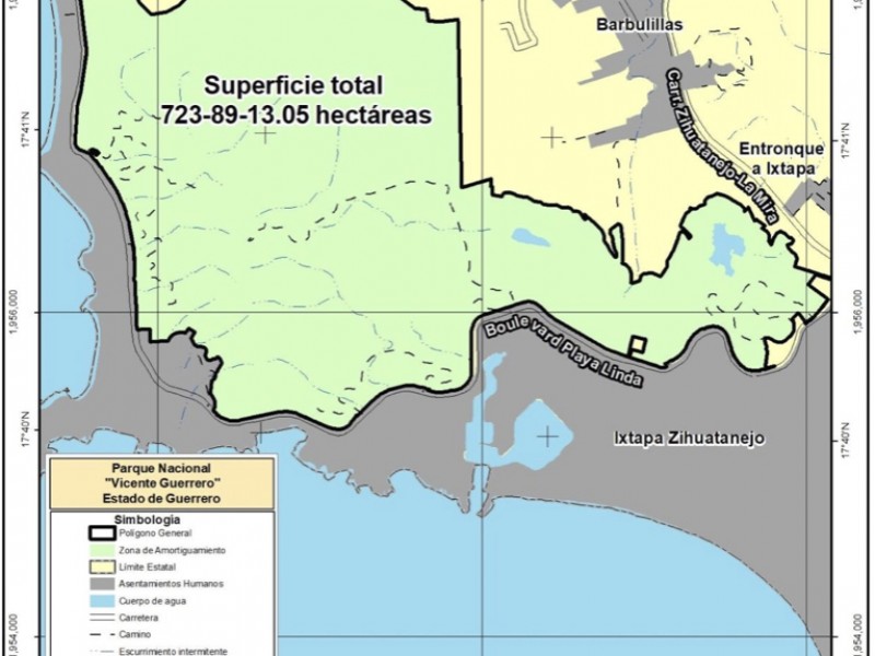 Decretan en Zihuatanejo Parque Nacional 