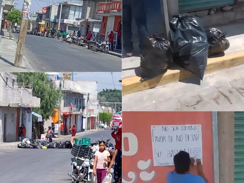 Deficiencias en recolección de residuos, resurgen bloqueos de calles