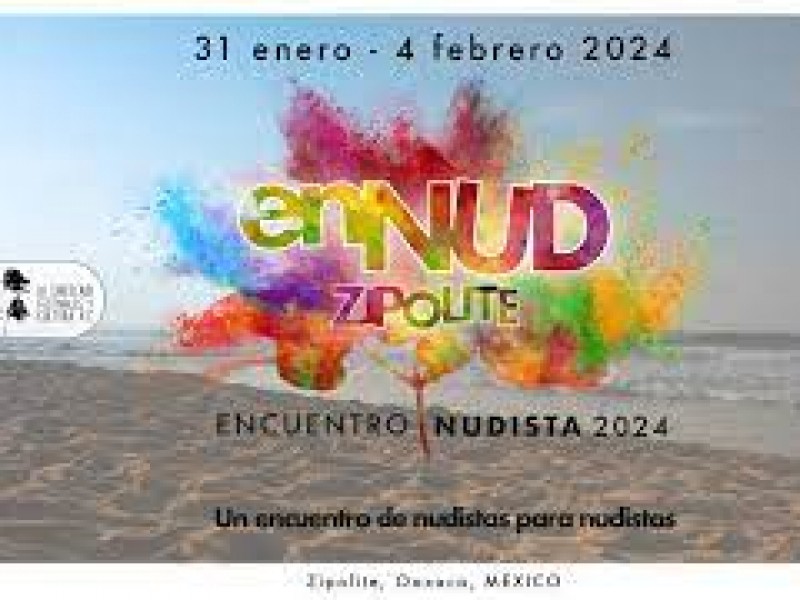 Del 2 al 4 de febrero Encuentro Nudista Zipolite 2024