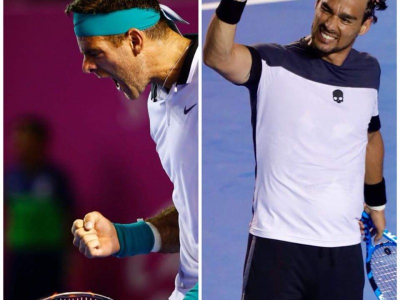 Del Potro y Fognini se enfrentarán en final