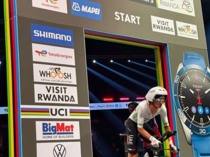 Del Toro logra el mejor quinto tiempo en Mundial de Ciclismo