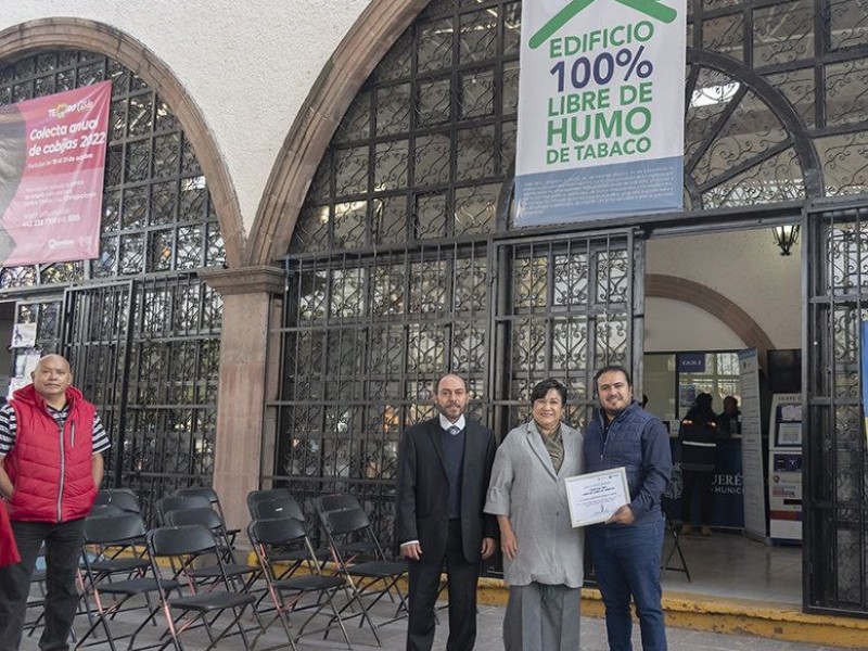 Delegación Carrillo Puerto libre de humo de tabaco