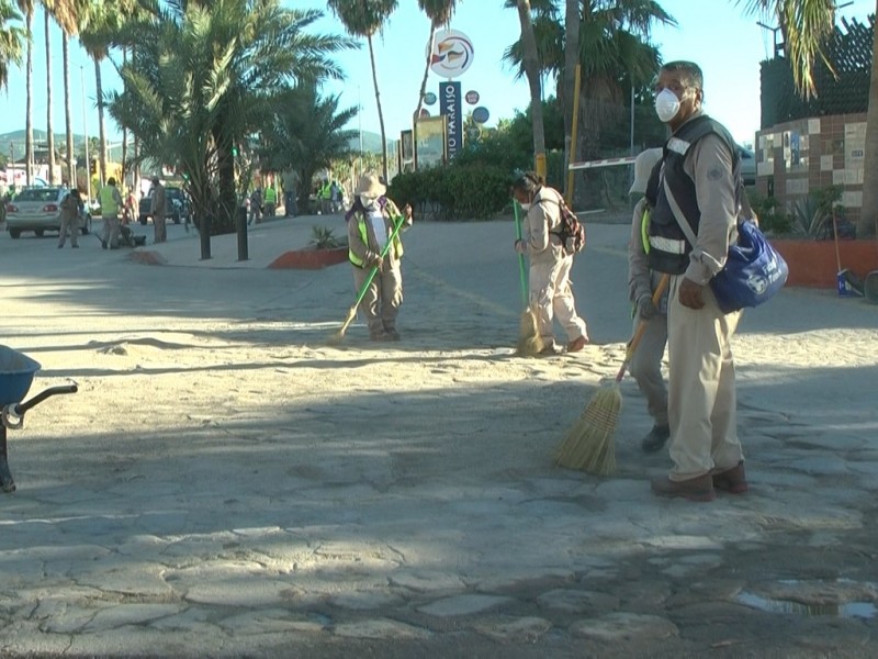 Delegación CSL multara a quien tire basura