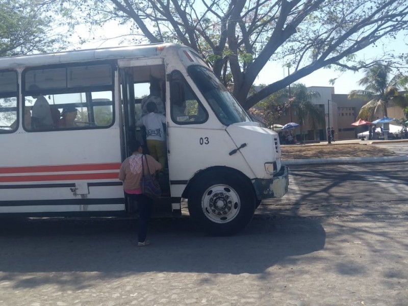 Demandan aumento a la tarifa de transporte