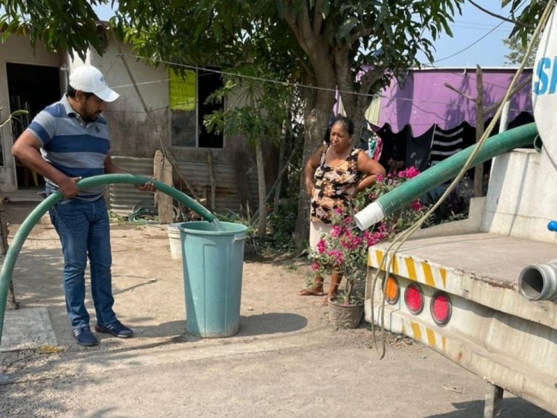 Demandan jamapeños abasto de agua potable