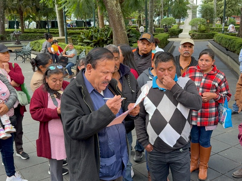 Demandan regularización de terrenos en Tlacolulan y Acajete