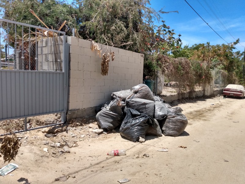 Denuncia ciudadana por falta de recolección de basura y baches