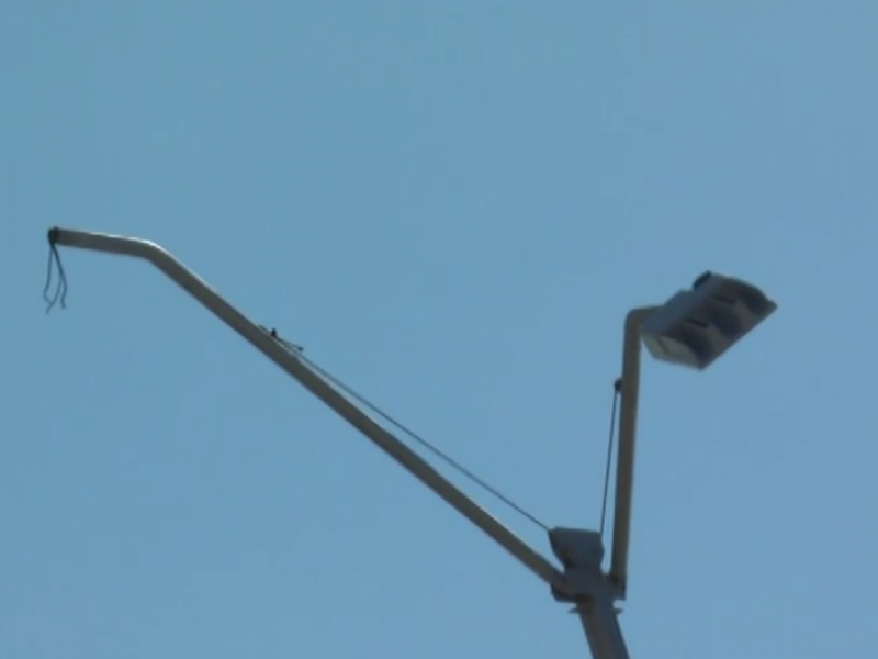 Denuncia Servicios Públicos robo de luminarias en transpeninsular