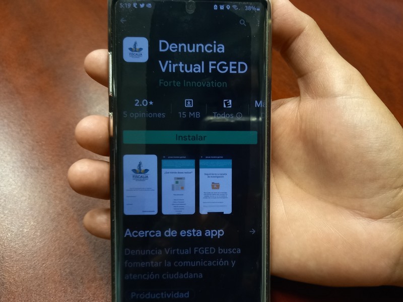 Denuncia virtual FGDE