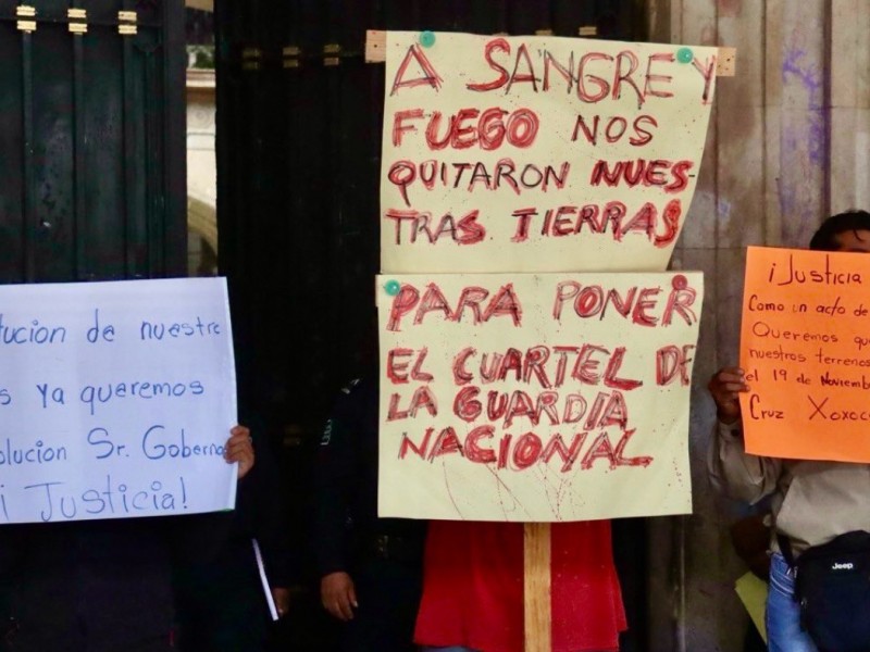 Denuncian 4 años desde el despojo de tierras en Xoxocotlán
