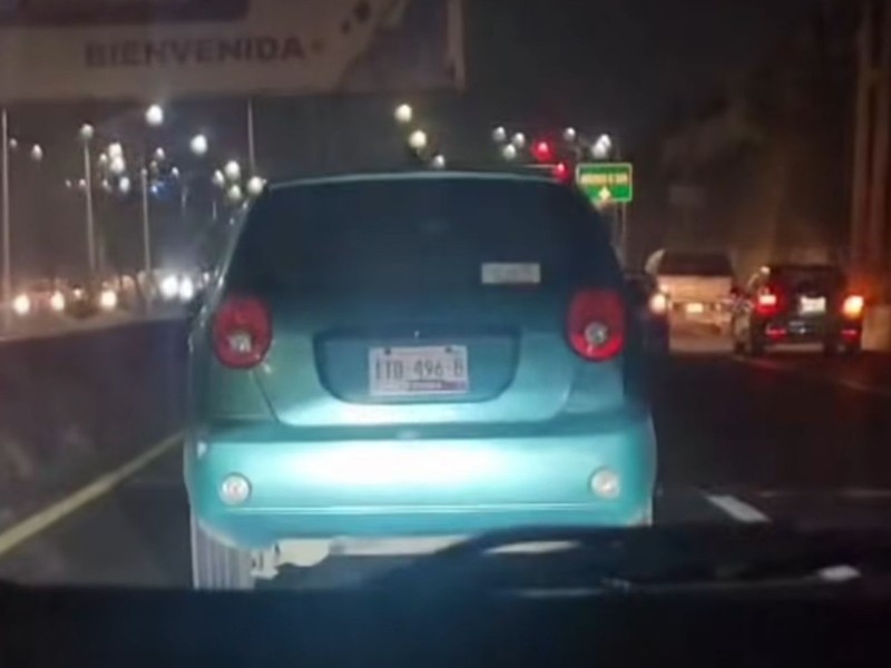 Denuncian a supuesto monta choques en el Periférico